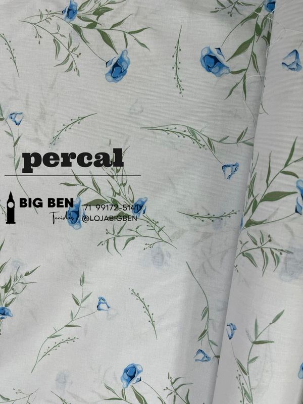 PERCAL ALGODÃO 180 FIOS ESTAMPADO