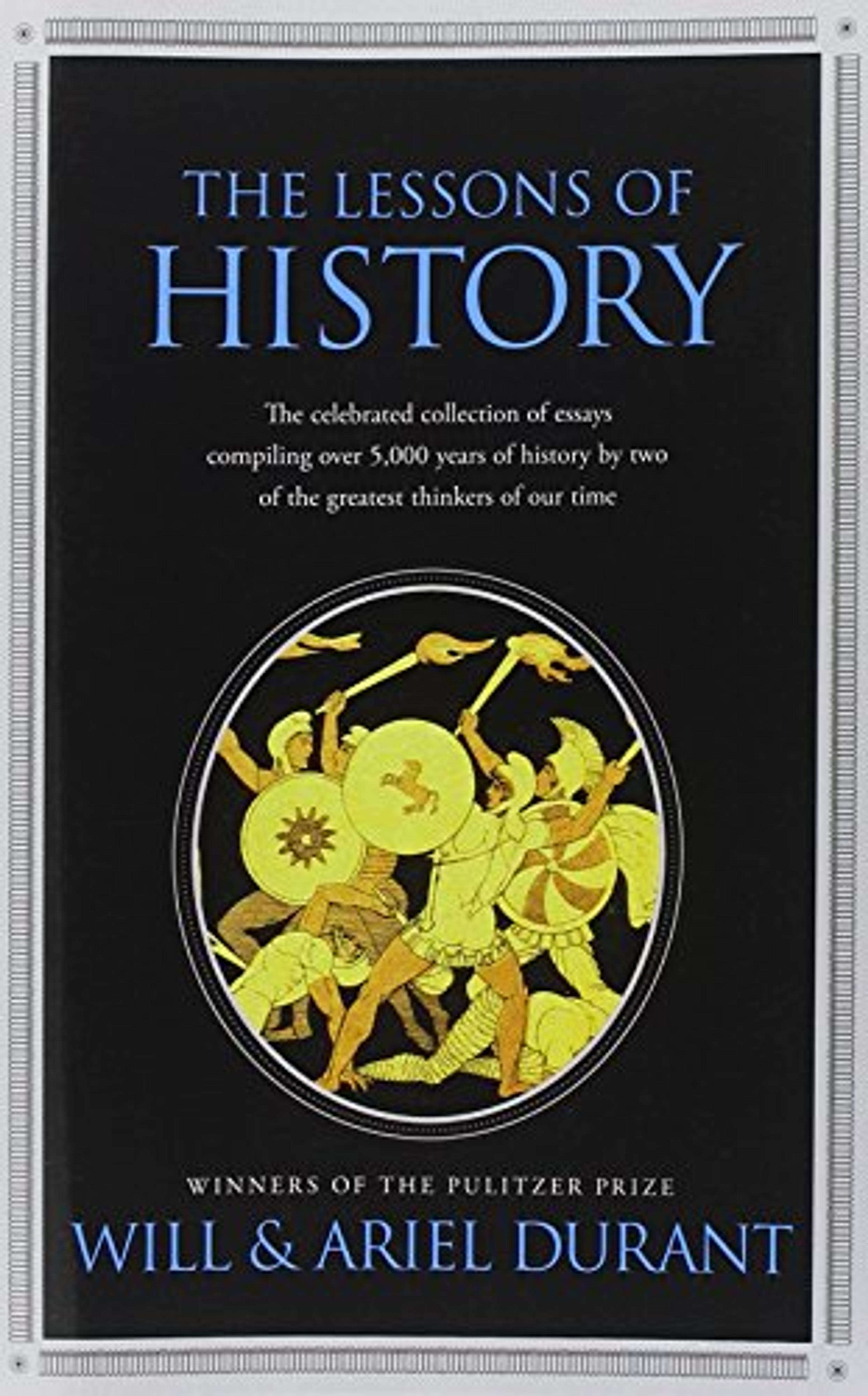 The Lessons of History cover, this book