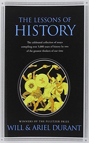 The Lessons of History cover, this book