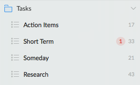 Wunderlist Task List