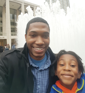 Me and my little brother later in the year