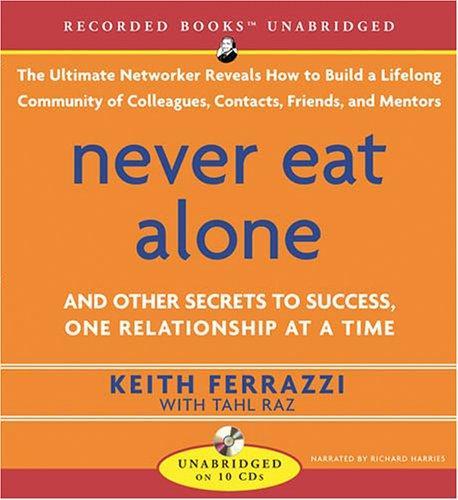 Never Eat Alone cover, this book