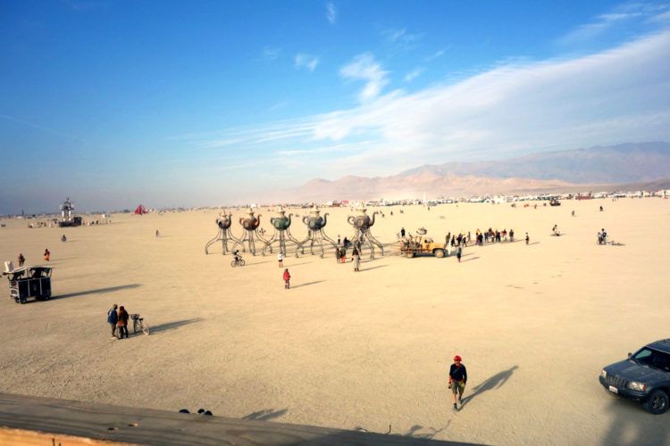 Burning Man Tea Cups