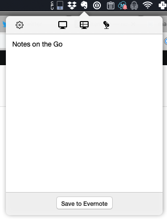 Notes Menu