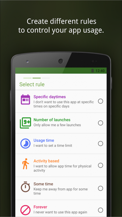 App Detox Rules