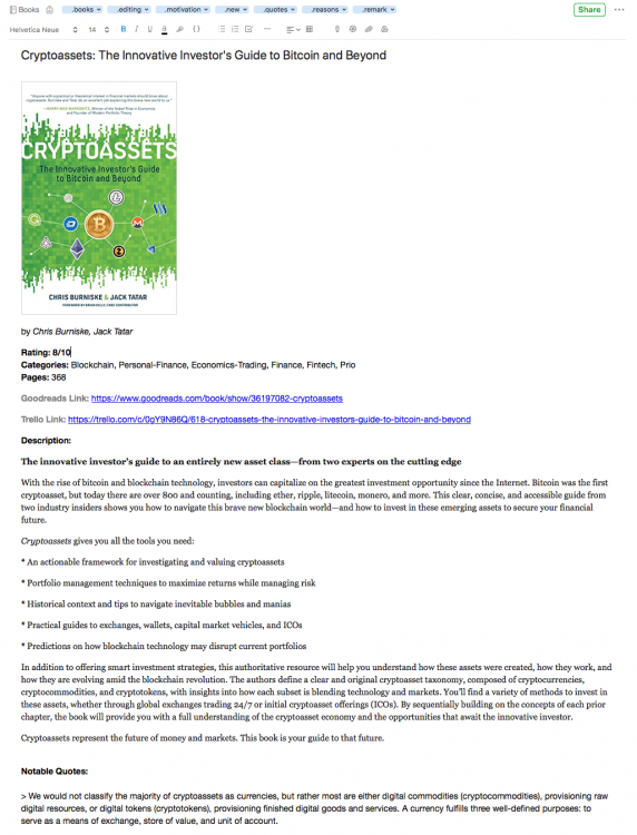 Evernote Related Notes