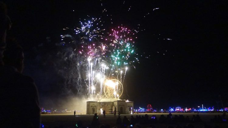 Burning Man 2016 Fireworks
