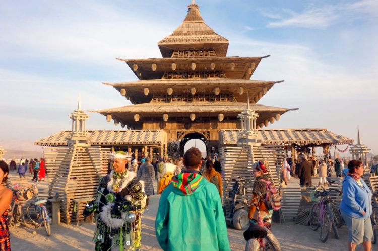 Burning Man Enter the Temple