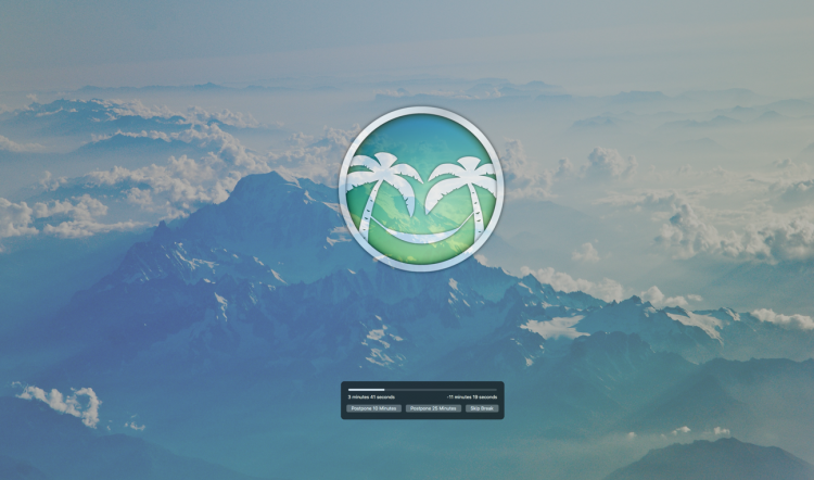 Time Out Screen block