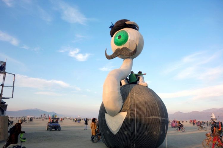 Burning Man Eye Monster