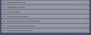 Wunderlist Self Development