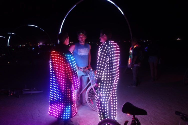 Burning Man Light up Coats