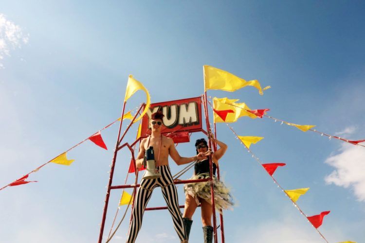 Burning Man Yum Tower