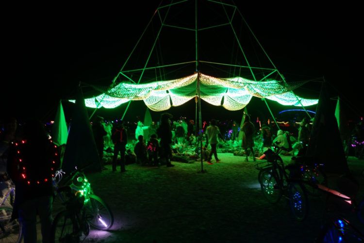 Burning Man Firmament Led canopy