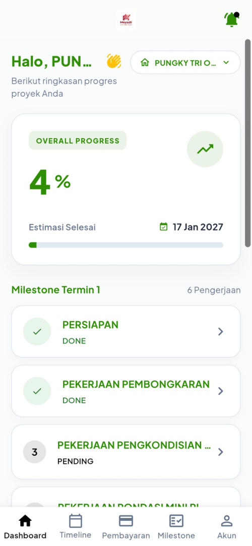 Klien Sismopro APP