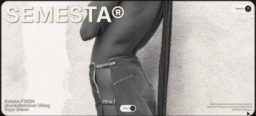 Semesta Fashion Landing Page