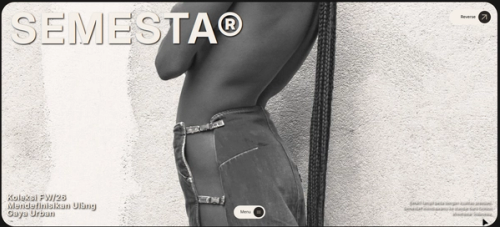 Semesta Fashion Landing Page