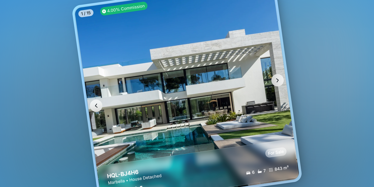 Screenshot of property listing