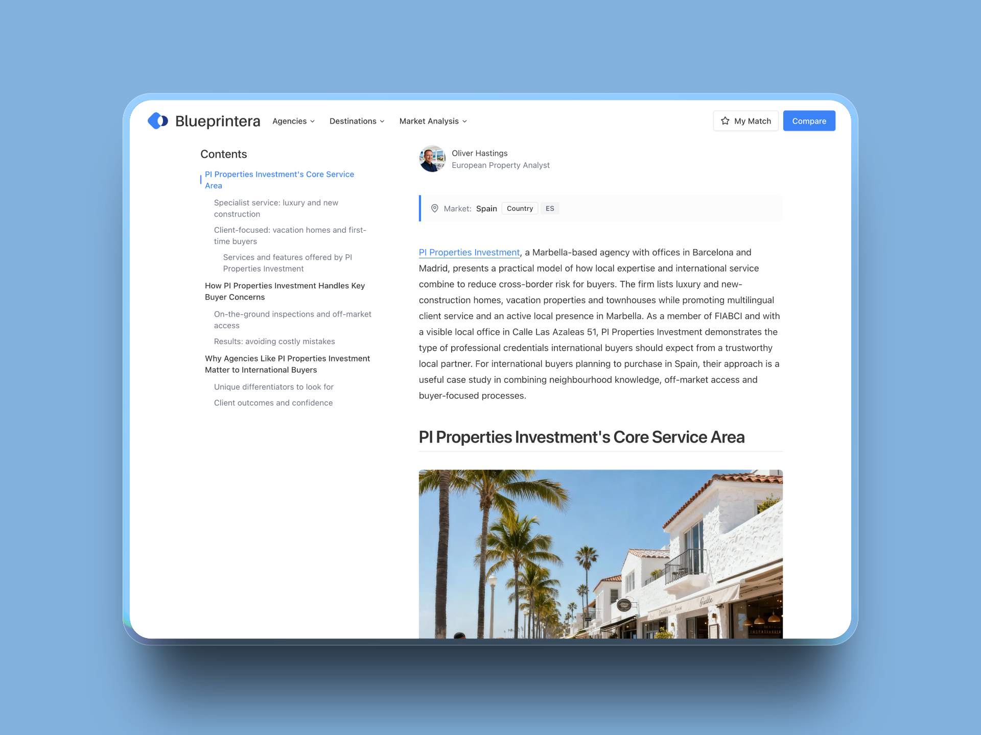 Screenshot from Blueprintera