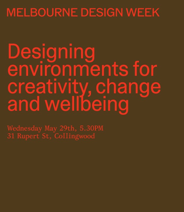 Made For Melbourne Design Week Promo Graphic