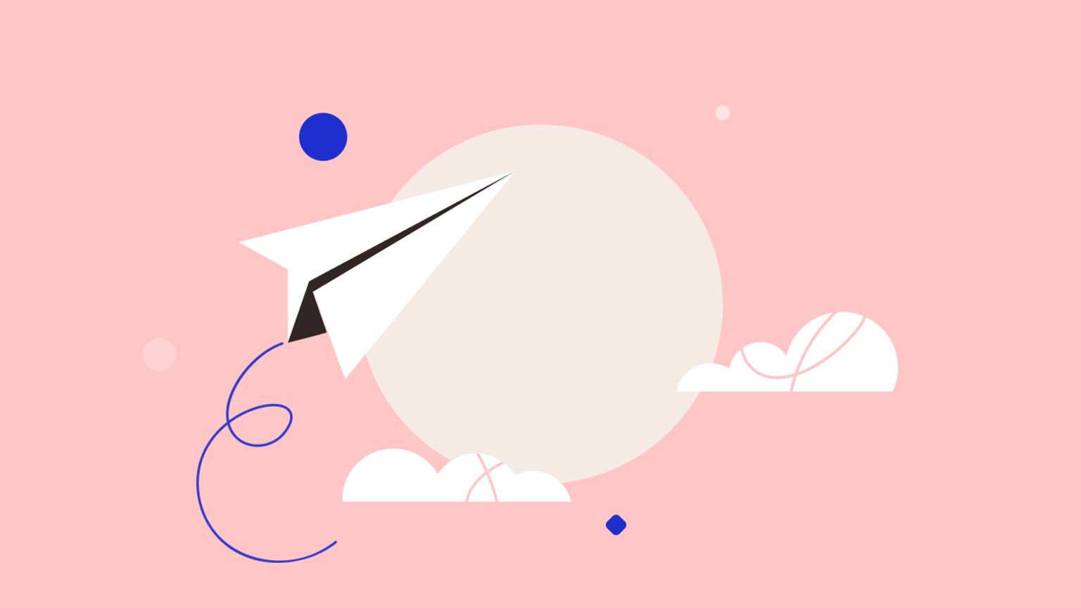 cartoon image of a paper plane