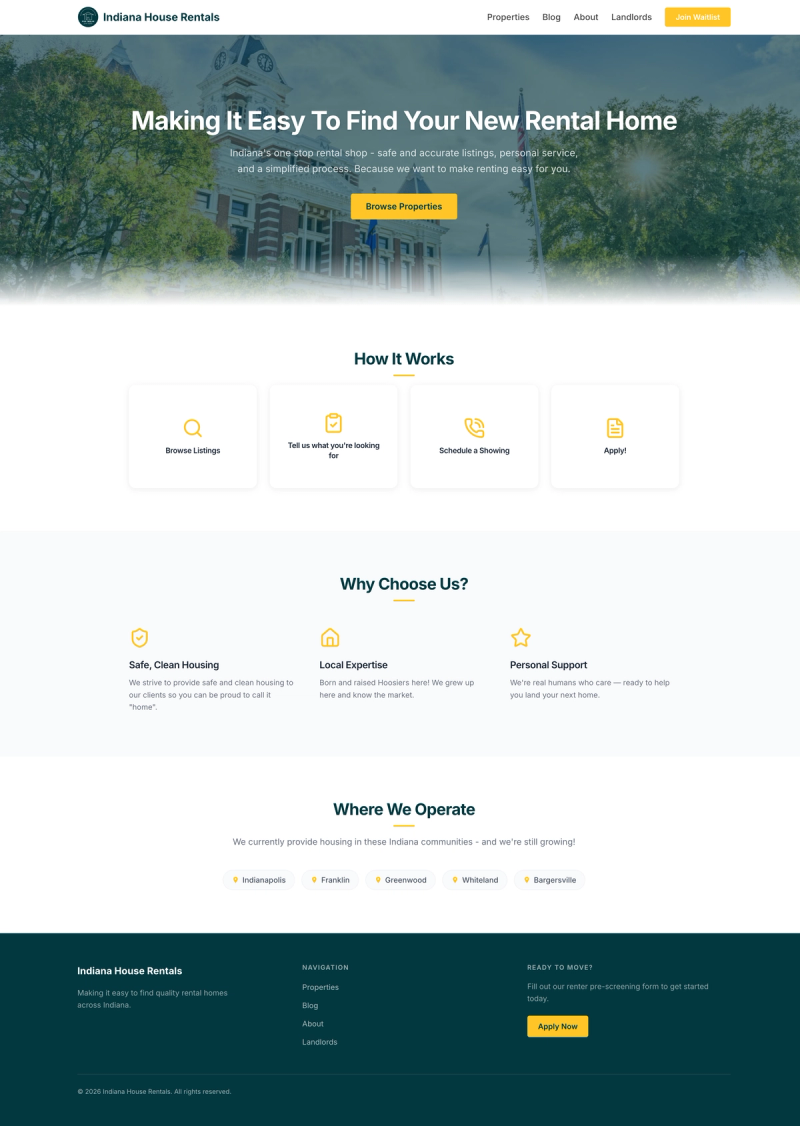 Indiana House Rentals — preview