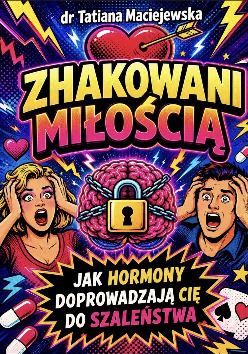 Okładka: Zhakowani miłością. Jak hormony doprowadzają Cię do szaleństwa
