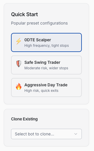 Quick Start & Cloning