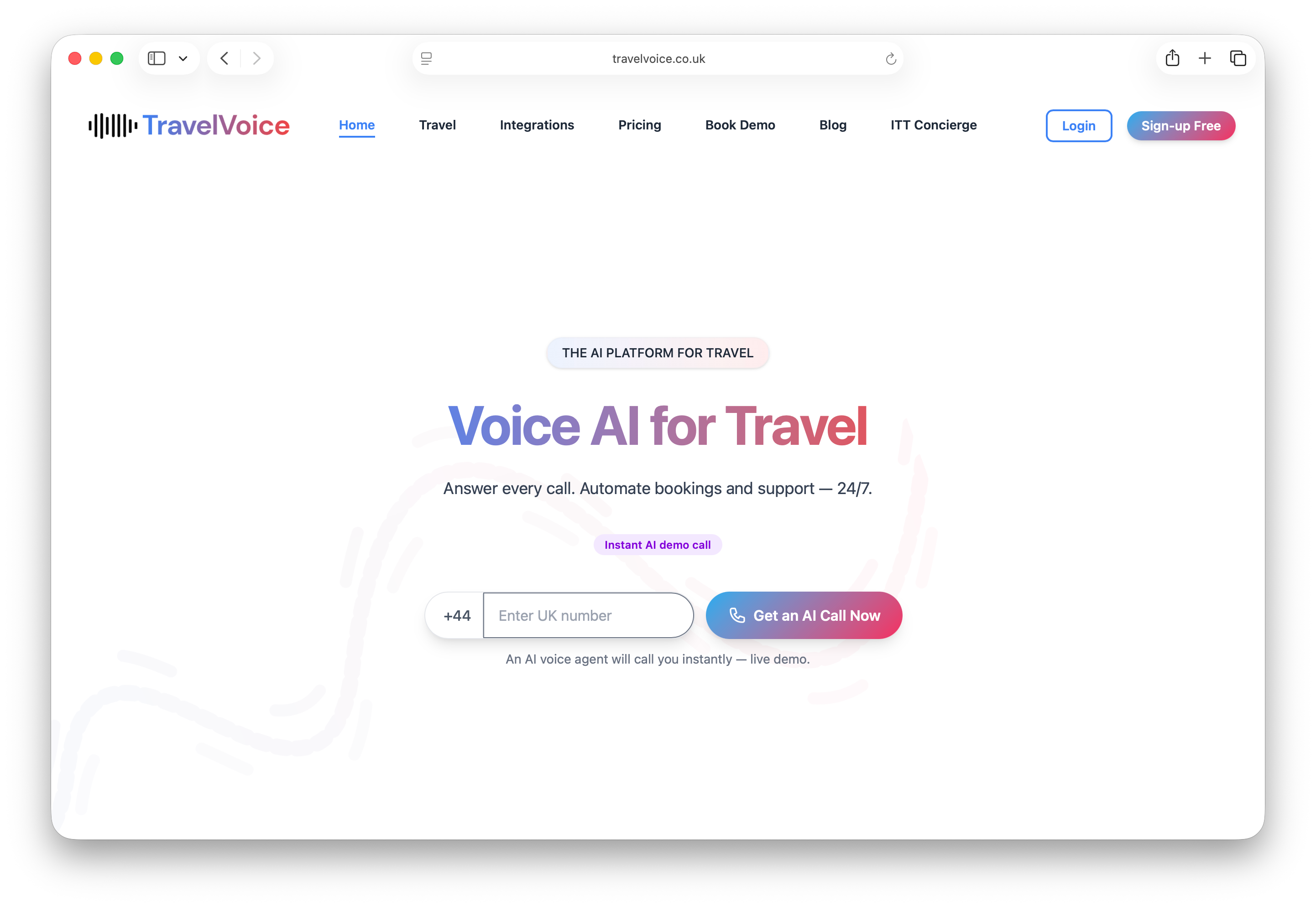 Travel Voice: Intelligent Voice Agents for Every Business