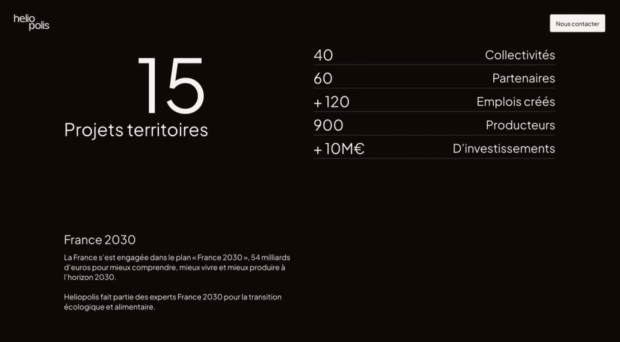 Section statistiques