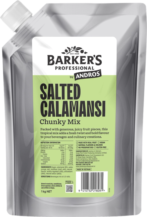 Barker's Professional by Andros Salted Calamansi Chunky Mix