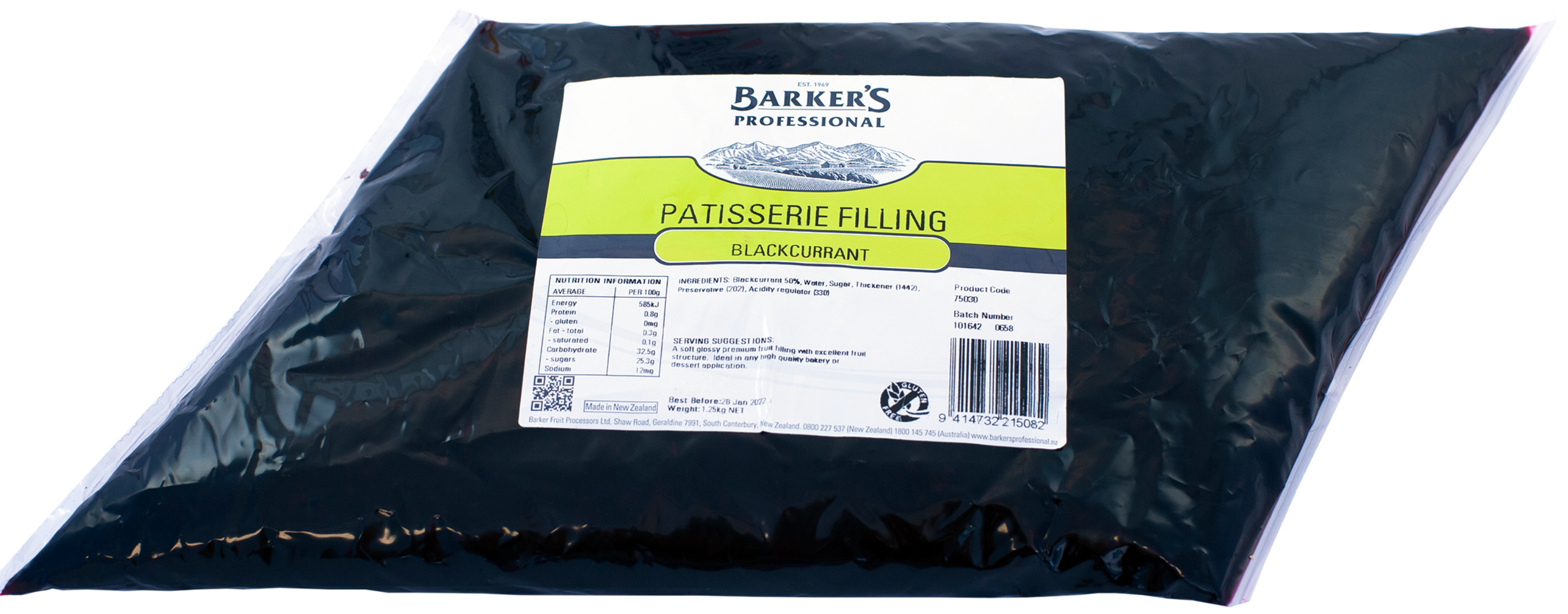 Blackcurrant Patisserie Filling 1.25kg