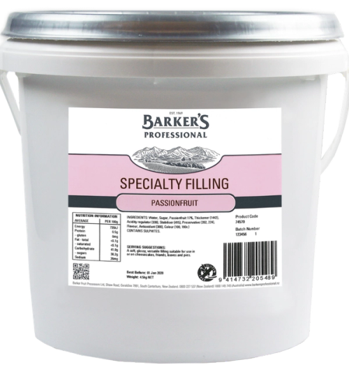 Passionfruit Specialty Filling 4.5kg
