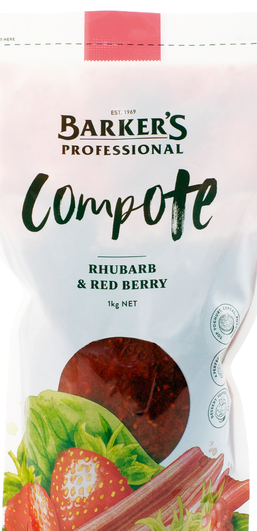Rhubarb & Red Berry Compote 1kg