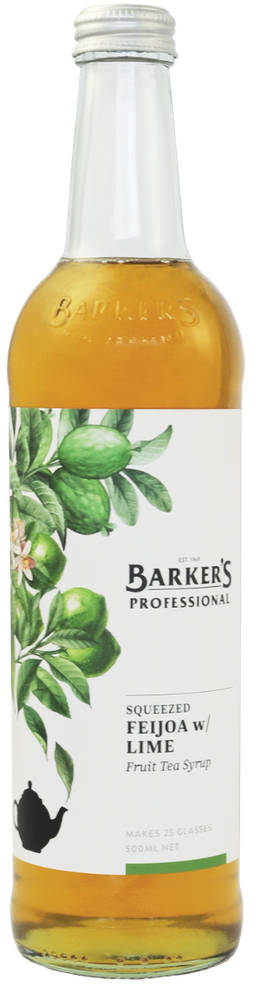 Squeezed Feijoa with Lime Fruit Tea Syrup 500ml