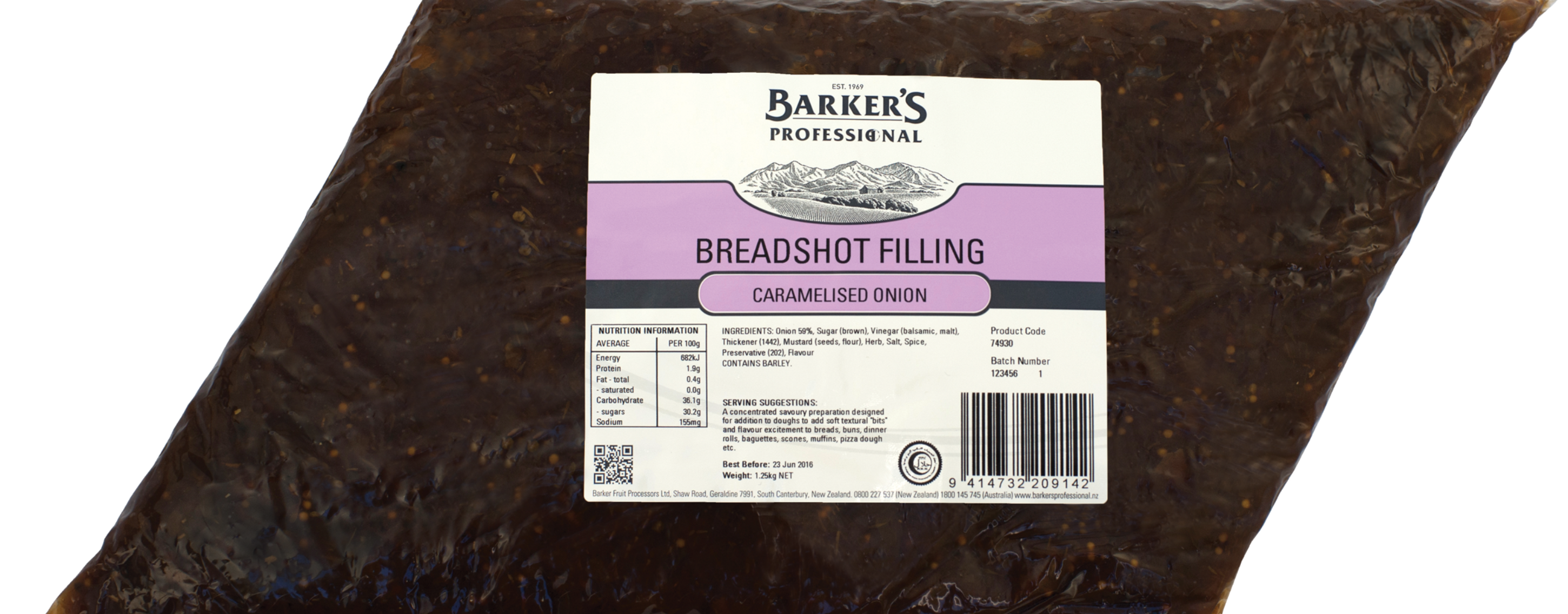 Caramelised Onion Breadshot Filling 1.25kg