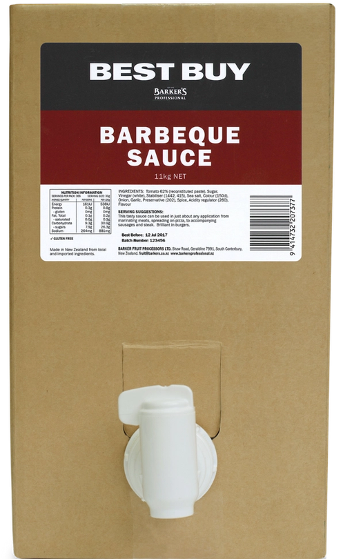 Best Buy Barbeque Sauce 11kg