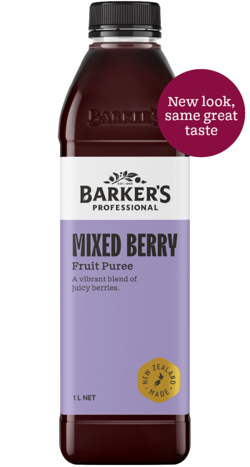 Mixed Berry Fruit Puree 1L