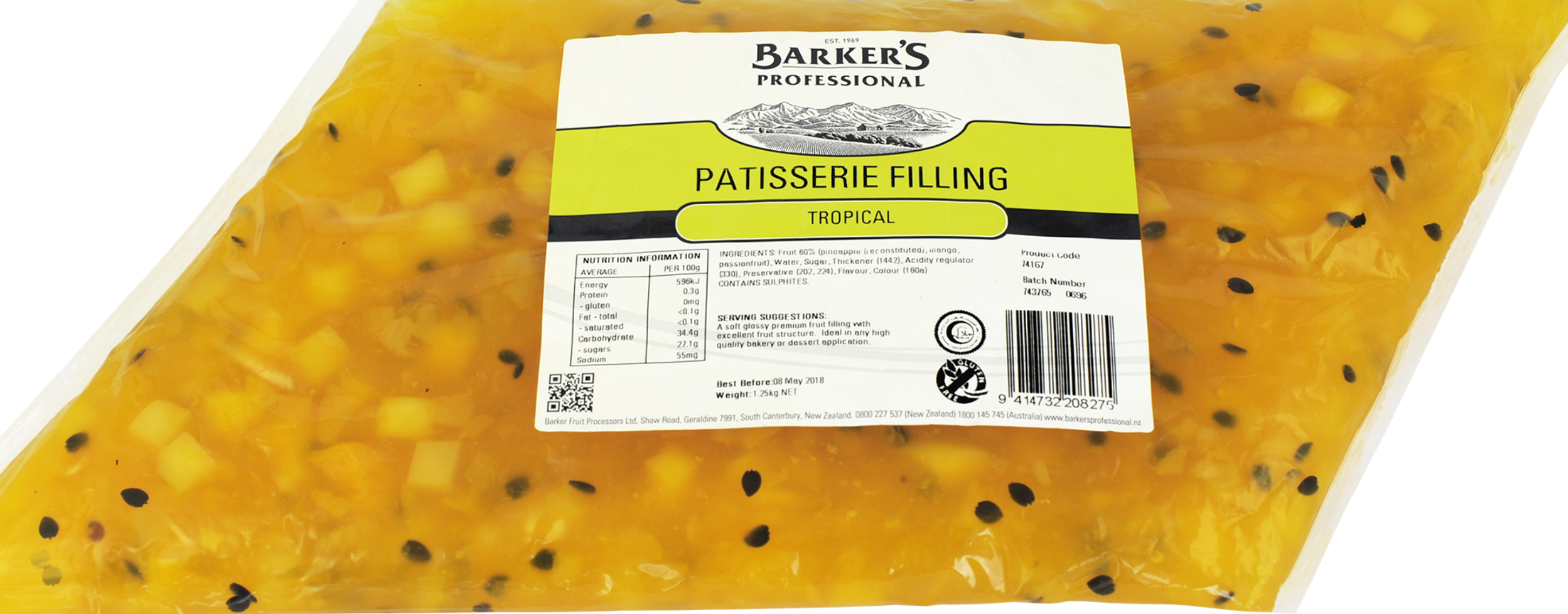 Tropical Patisserie Filling 1.25kg