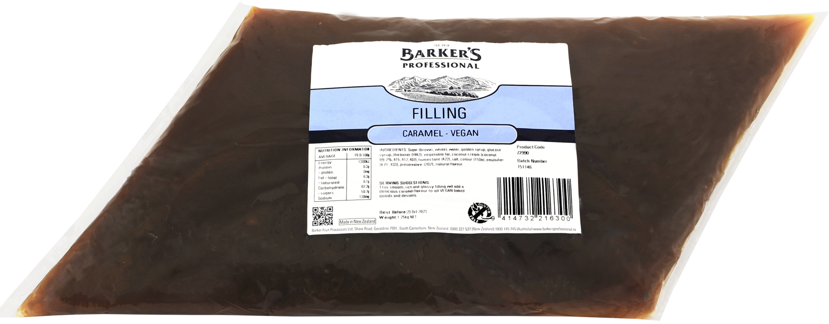 Vegan Caramel Filling 1.25kg