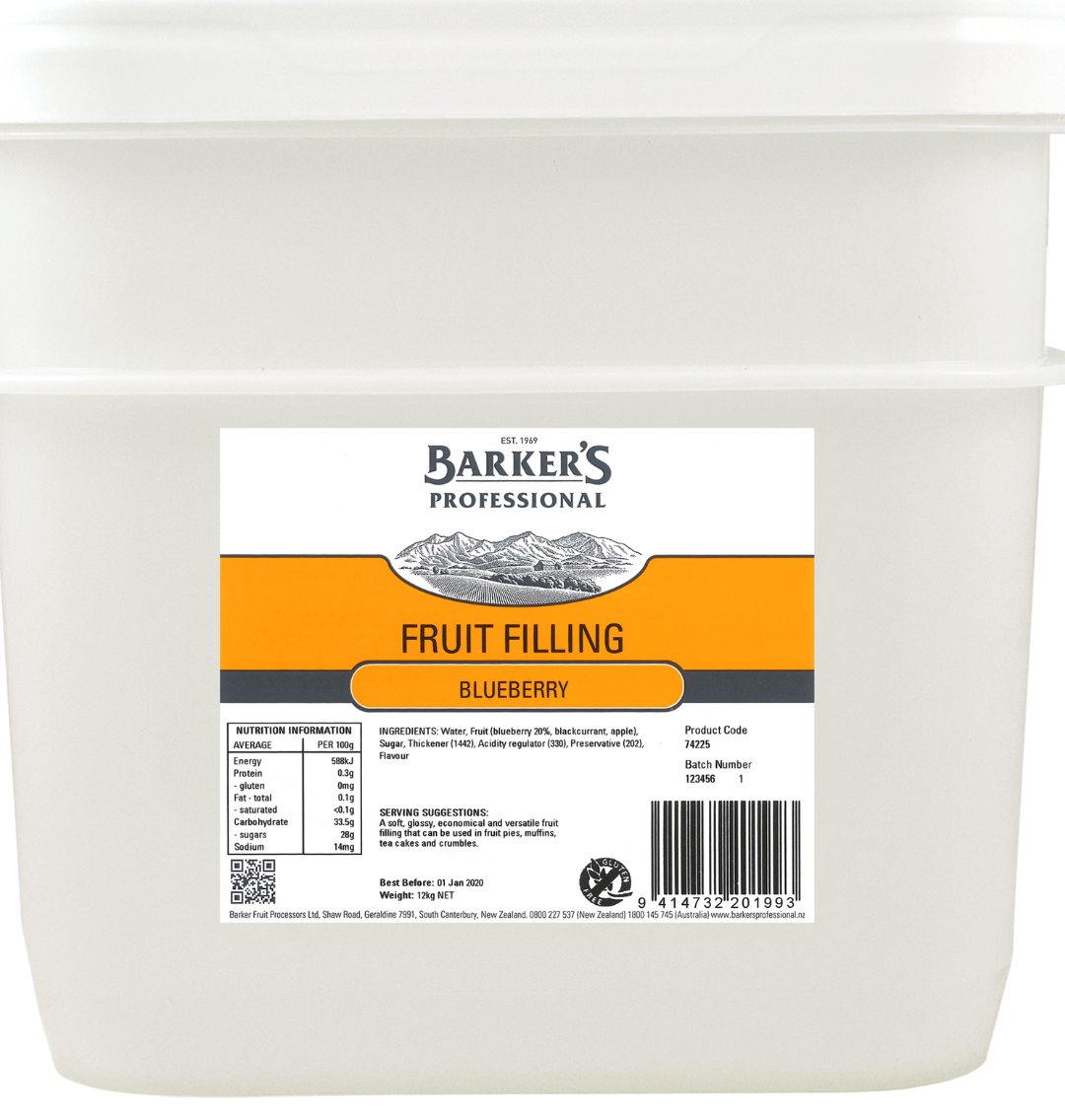 Blueberry Fruit Filling 12kg