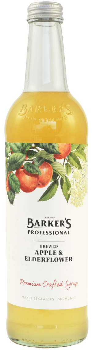 Brewed Apple Elderflower Premium Syrup 500ml
