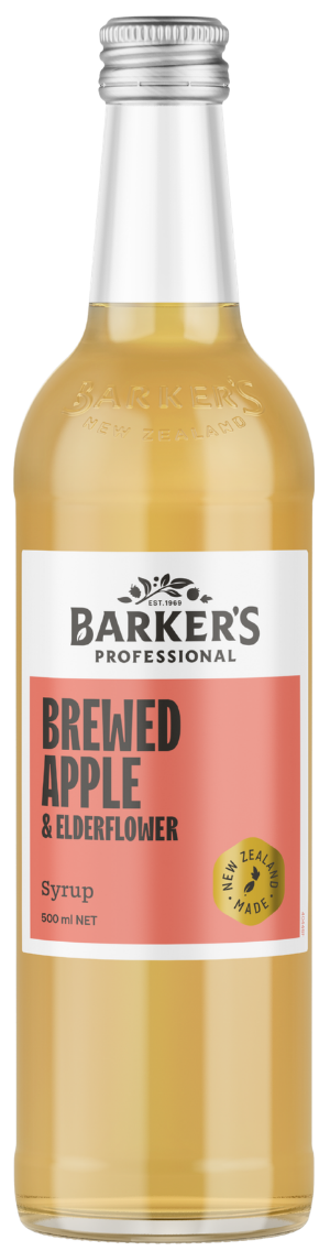 Brewed Apple Elderflower Premium Syrup 500ml