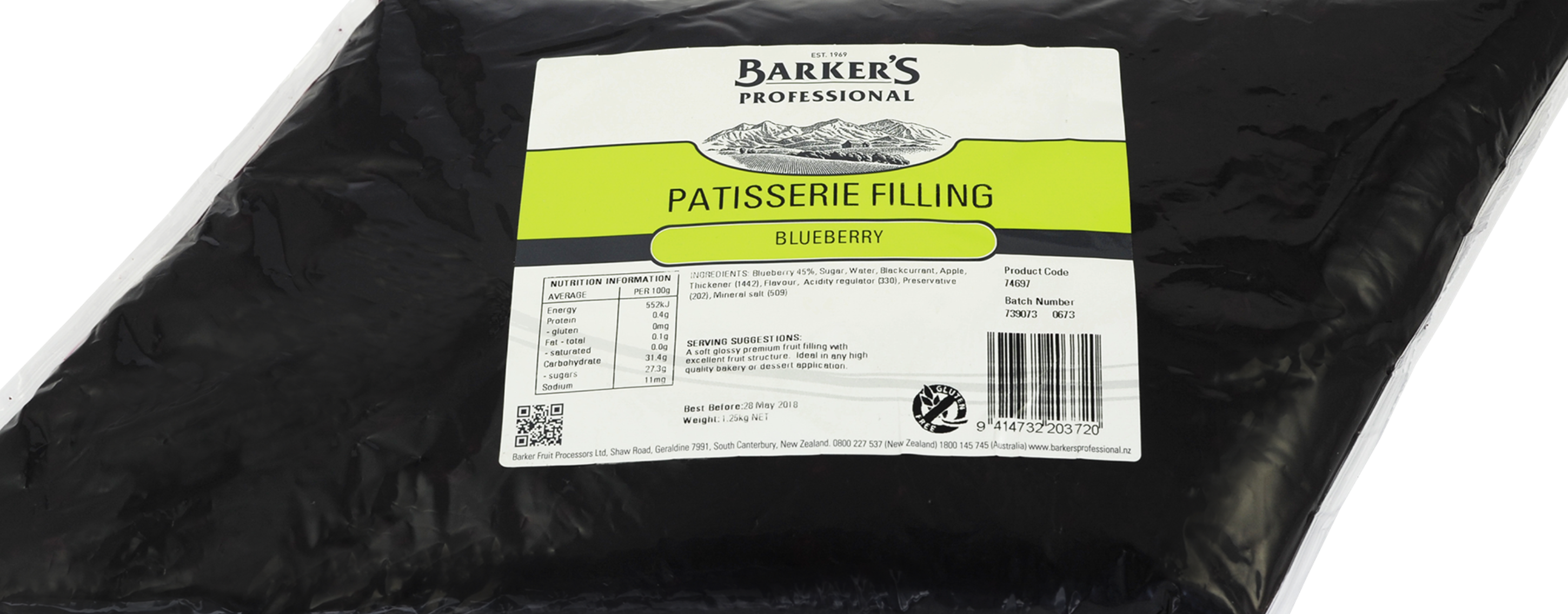 Blueberry Patisserie Filling 1.25kg