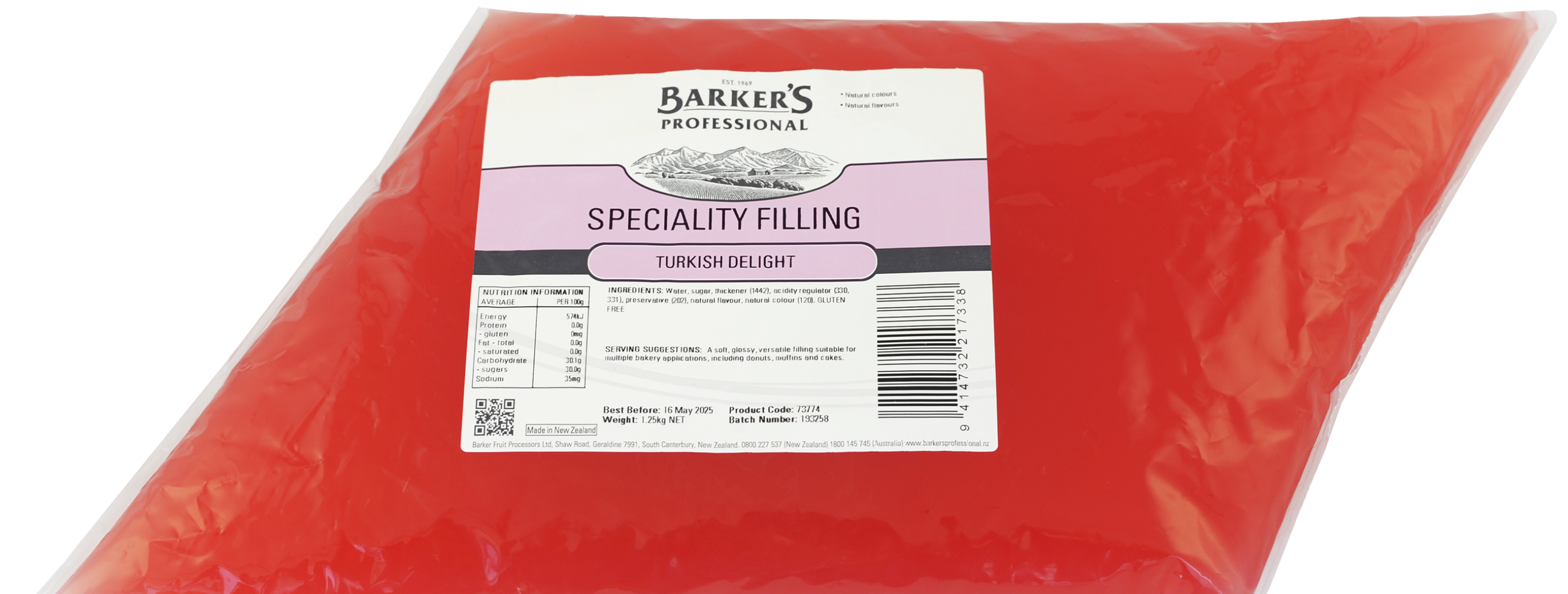 Turkish Delight Specialty Filling 1.25 kg