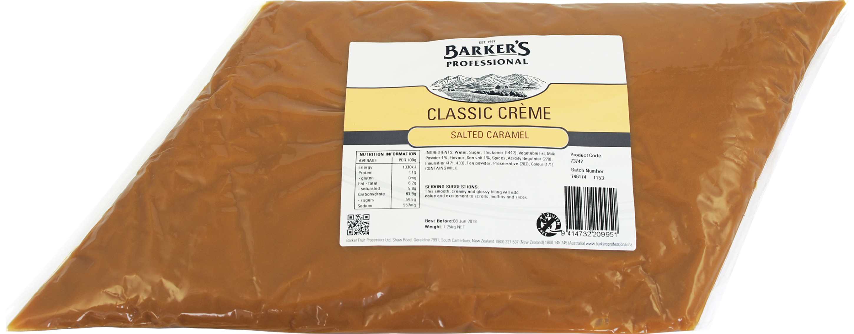 Salted Caramel Classic Crème 1.25kg