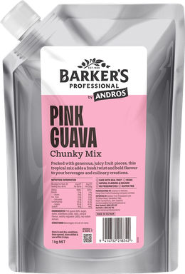 Barker's Professional by Andros Pink Guava Chunky Mix