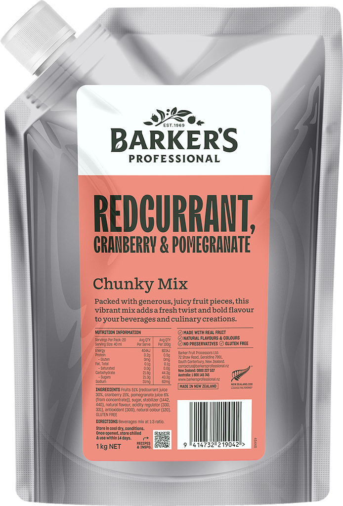 Redcurrant, Cranberry & Pomegranate Chunky Mix