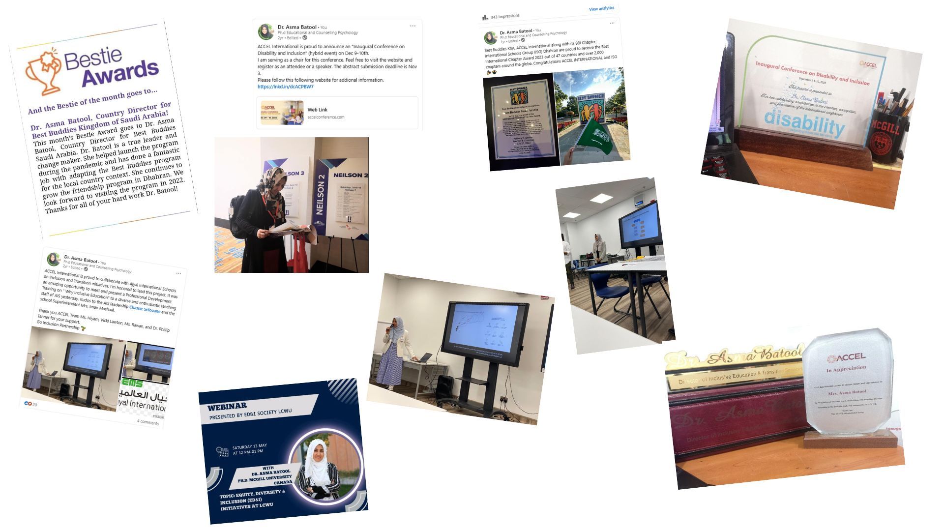 Recognitions and Achievements