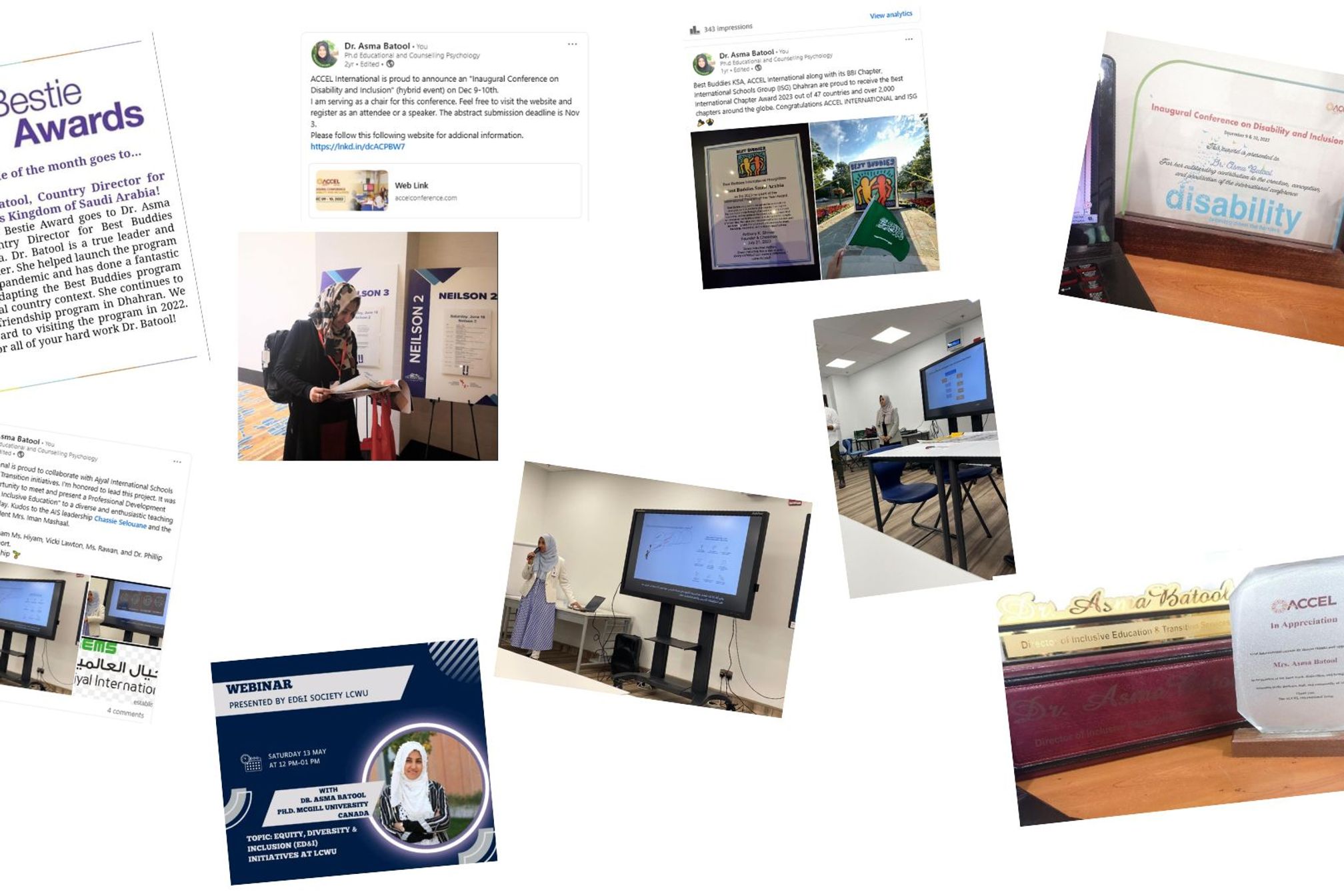 Recognitions and Achievements